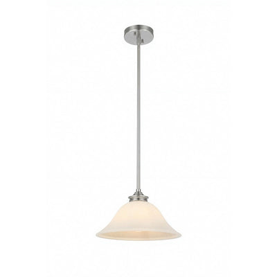 Dallas Single 1 Light Pendant Brushed Nickel by Lode Lighting