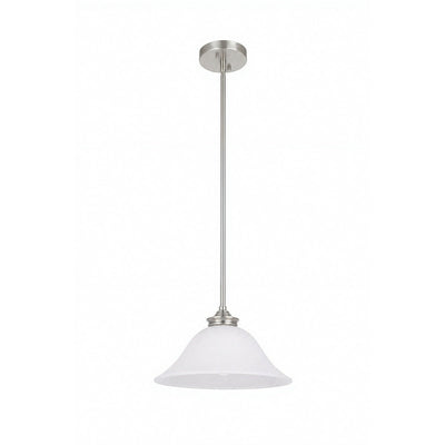 Dallas Single 1 Light Pendant Brushed Nickel by Lode Lighting