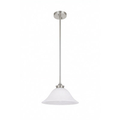 Dallas Single 1 Light Pendant Brushed Nickel by Lode Lighting