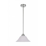 Dallas Single 1 Light Pendant Brushed Nickel by Lode Lighting