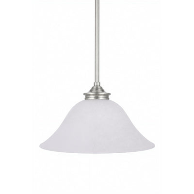 Dallas Single 1 Light Pendant Brushed Nickel by Lode Lighting
