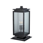 Boulevard Medium Outdoor Pillar Mount Antique Black