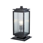 Boulevard Medium Outdoor Pillar Mount Antique Black