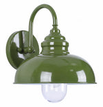 Parkway Large Outdoor Wall Light Olive Green by Lode Lighting