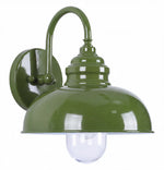 Parkway Large Outdoor Wall Light Olive Green by Lode Lighting