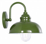Parkway Large Outdoor Wall Light Olive Green by Lode Lighting
