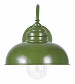 Parkway Large Outdoor Wall Light Olive Green by Lode Lighting
