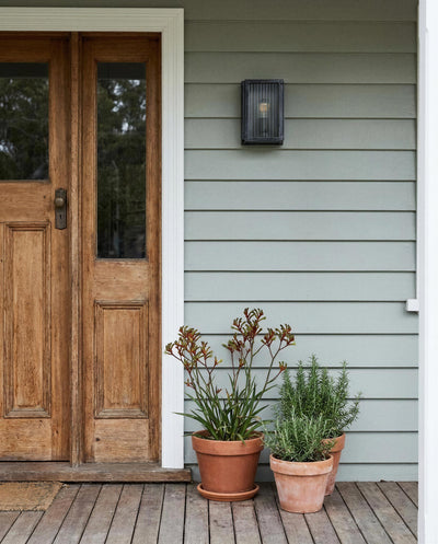 Trentham Small Outdoor Wall Sconce Antique Black