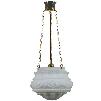 3 Chain Suspension Pendant Light With 12"