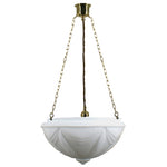 3 Chain Suspension Pendant Light With 14" Empire