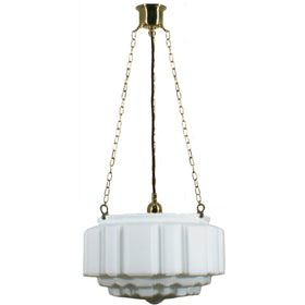 3 Chain Suspension Pendant Light  With 14"