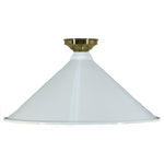 DIY Batten Fix Brass With Edwardian Shade 390mm by Lode Lighting