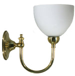 Loxton Wall Light With Decatron Opal Matt Glass