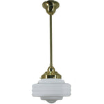 Single Rod Pendant Light With Detroit 8"