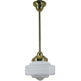 Single Rod Pendant Light With Detroit 8"