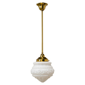 Single Rod Pendant Light With 8" Premier