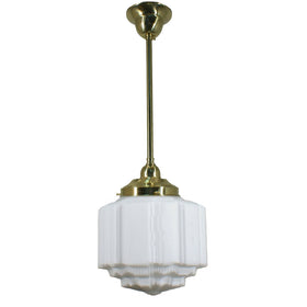 Single Rod Pendant Light With 8"