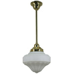 Single Rod Pendant Light With 9" Derby