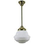 Single Rod Pendant Light With Parkville 9"