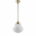 Single Rod Pendant Light With Parkville 9"