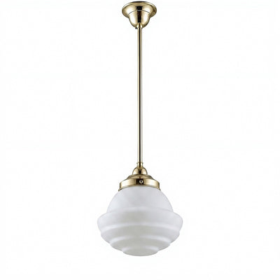 Single Rod Pendant Light With Parkville 9"