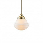 Single Rod Pendant Light With Parkville 9"