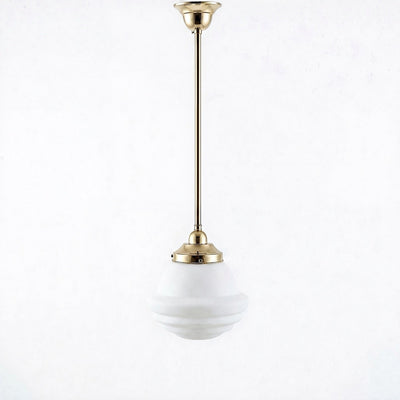 Single Rod Pendant Light With Parkville 9"