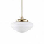 Single Rod Pendant Light With Chateau