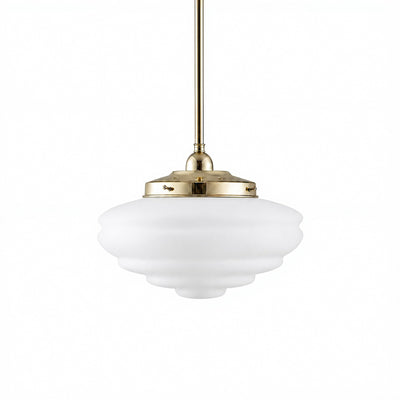 Single Rod Pendant Light With Chateau