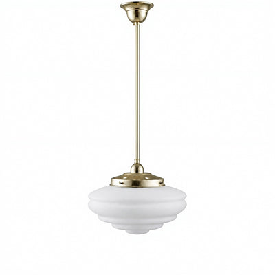 Single Rod Pendant Light With Chateau