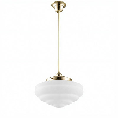 Single Rod Pendant Light With Chateau