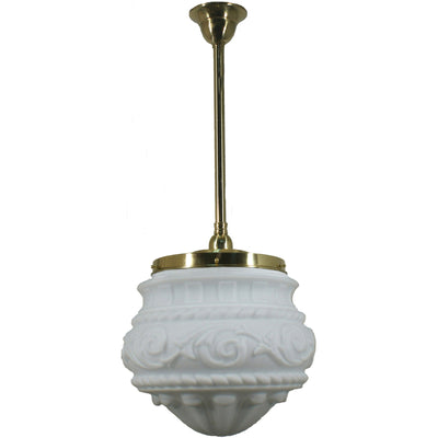 Single Rod Pendant Light With 12" Premier