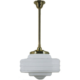 Single Rod Pendant Light With Detroit 14"