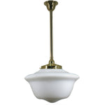 Single Rod Pendant Light With 16" Victorian