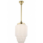 Single Rod Pendant Light With Bergerac