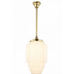 Single Rod Pendant Light With Bergerac