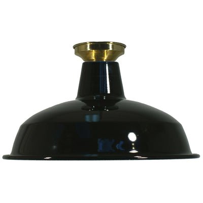 DIY Batten Fix Brass With Warehouse Shade 300mm by Lode Lighting