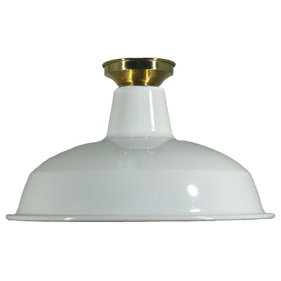 DIY Batten Fix Brass With Warehouse Shade 300mm by Lode Lighting
