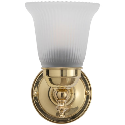 Kline Wall Light Brass With Zipper 23 Glass by Lode Lighting