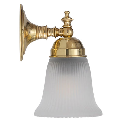 Kline Wall Light Brass With Zipper 23 Glass by Lode Lighting