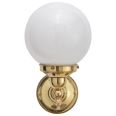 Koscina Wall Light with 6'' Opal Gloss Sphere by Lode Lighting