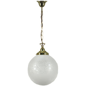Single Chain Pendant Light With 10" Sheffield