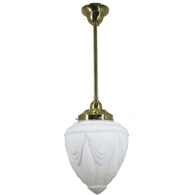 Single Rod Pendant Light With 8" Empire