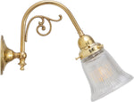 Victoriana Wall Bracket with Zipper 23 Clear Shade by Lode Lighting