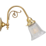 Victoriana Wall Bracket with Zipper 23 Clear Shade by Lode Lighting