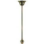 Rod Set 1/2", 3/4" in Patina Black, Brass or Chrome