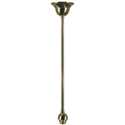 Rod Set 1/2", 3/4" in Patina Black, Brass or Chrome