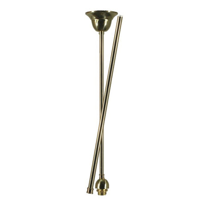 rod set standard 1 2 x1mt 2pcs polished brass by Lode Lighting