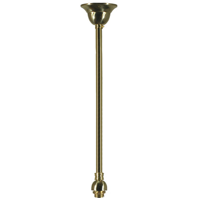Rod Set 1/2", 3/4" in Patina Black, Brass or Chrome