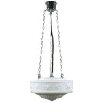 3 Chain Suspension Pendant Light Brass With 11"